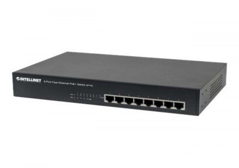 INTELLINET-SWITCH (4+4) 8 PORTAS FAST ETHERNET POE RJ45